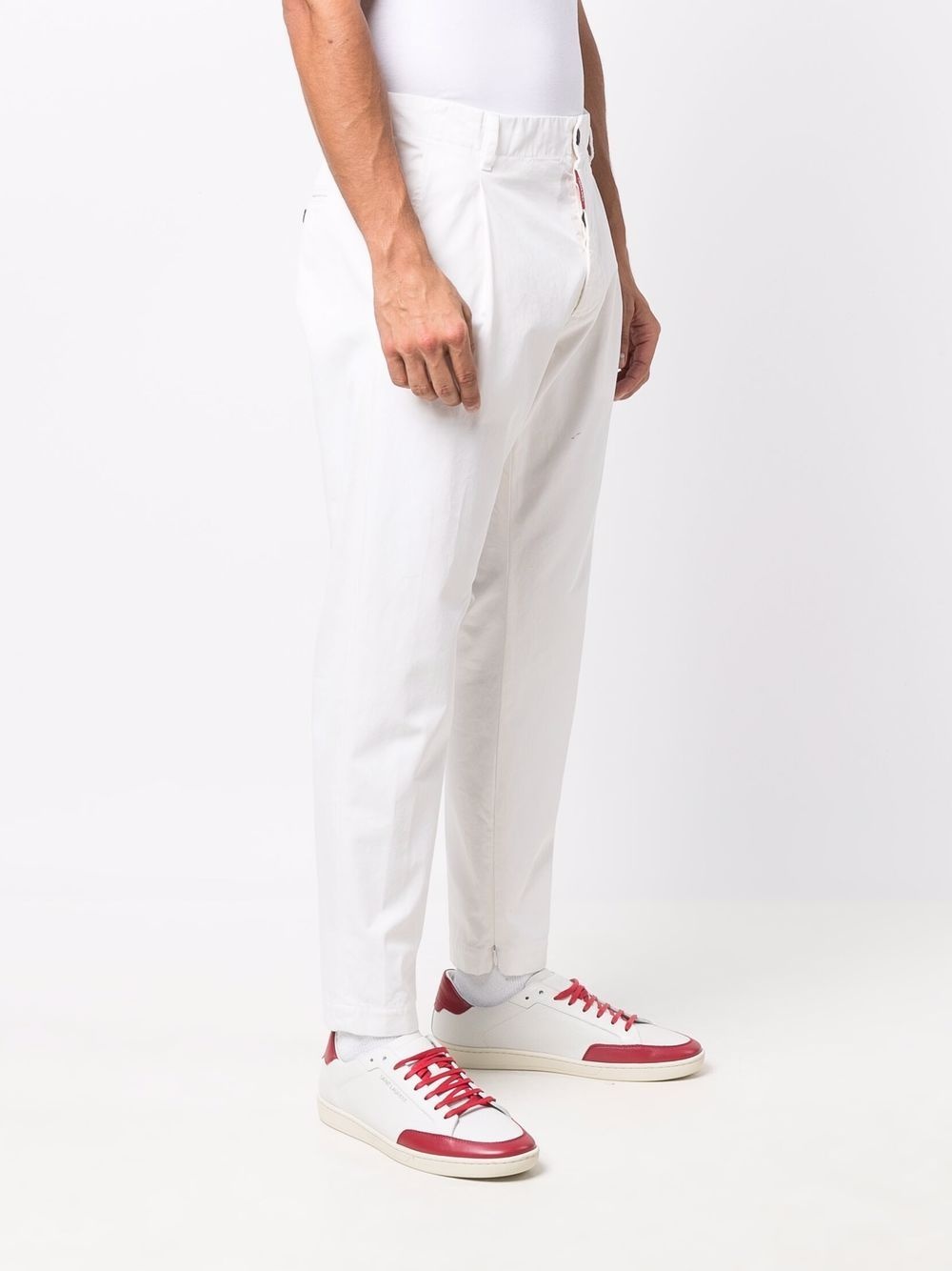 cropped tapered trousers - 3