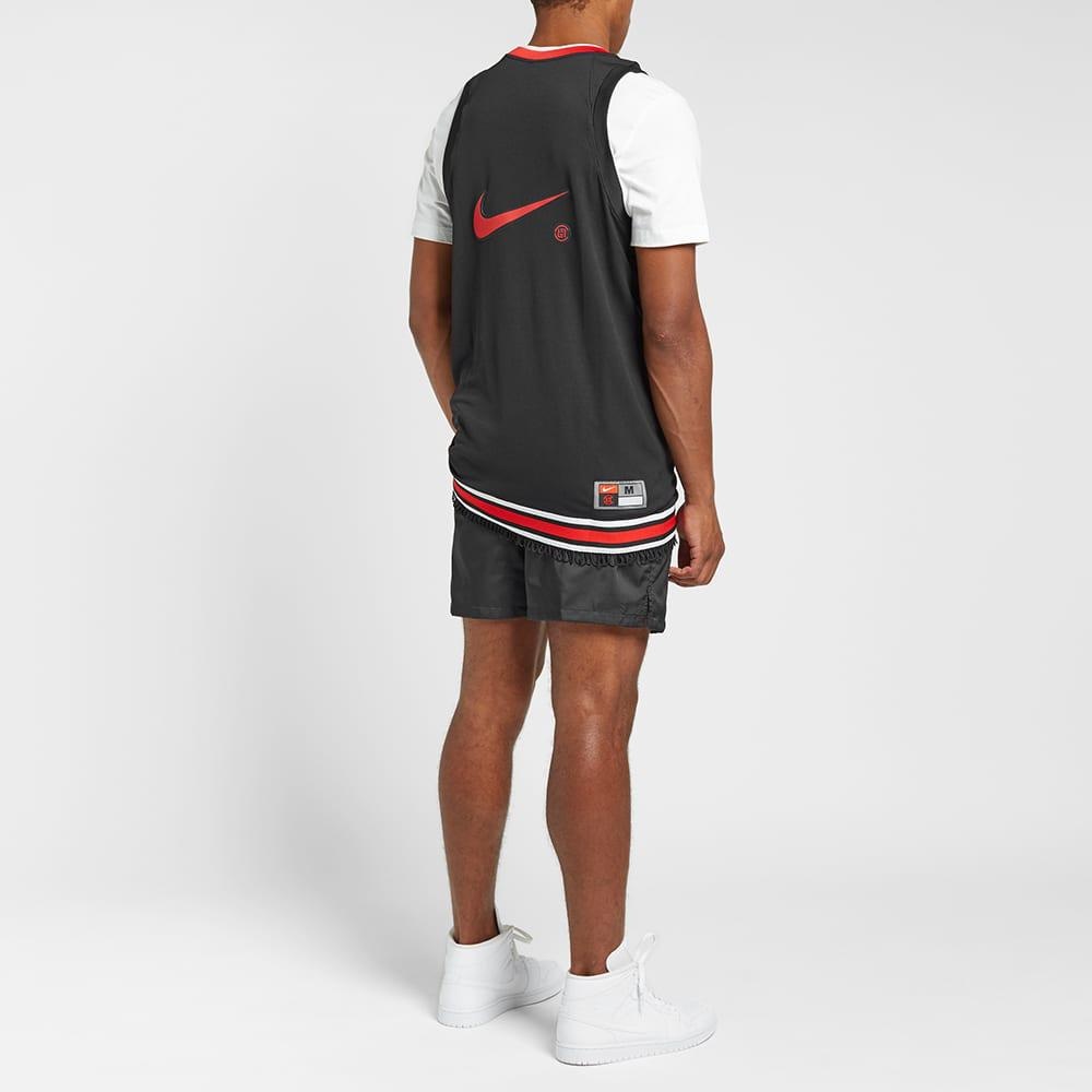 Nike x Clot Crossover Nrg Ge Jersey Basketball Vest Black Red Blackred CK0094-010 - 5