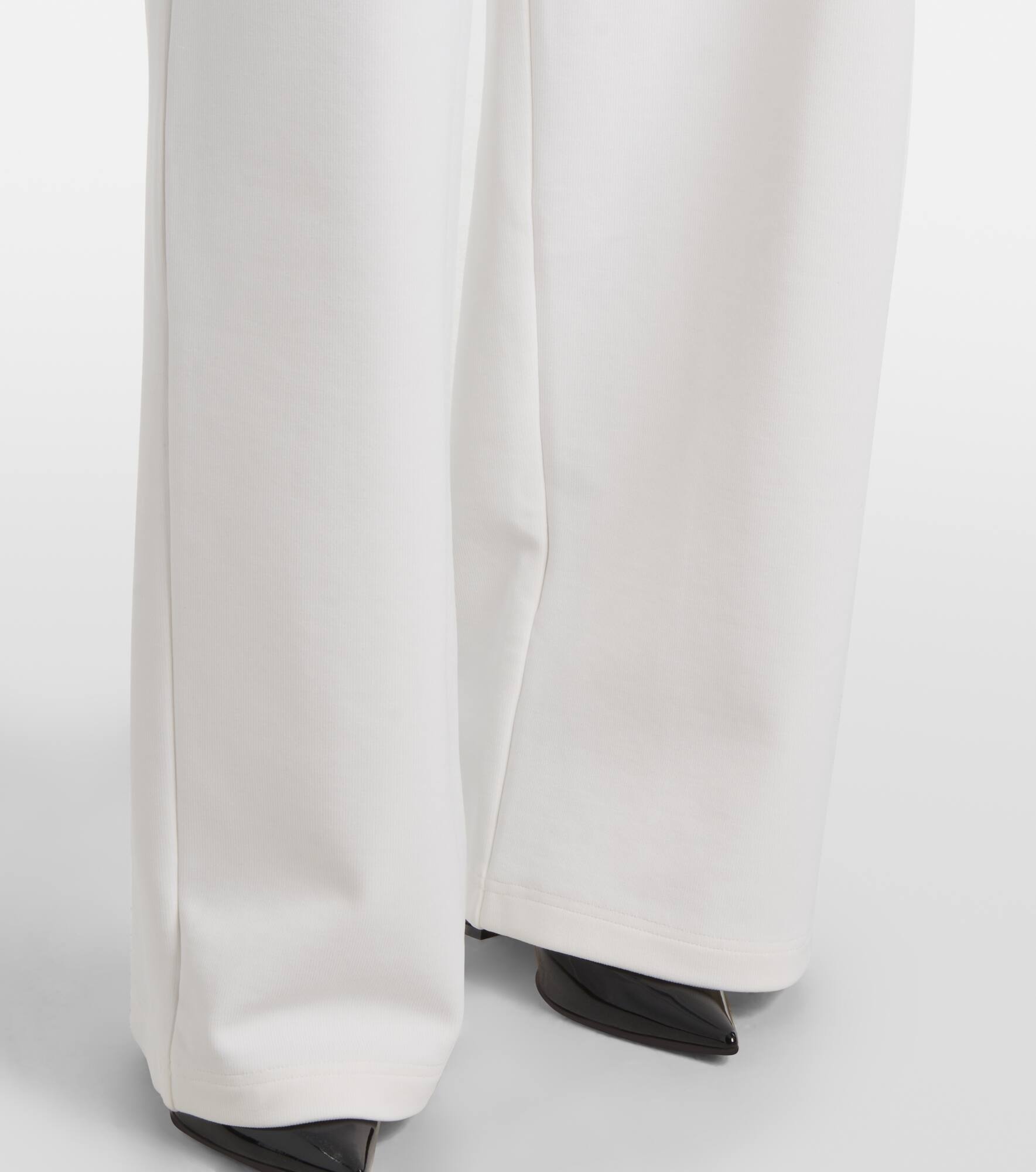 Jersey wide-leg pants - 5