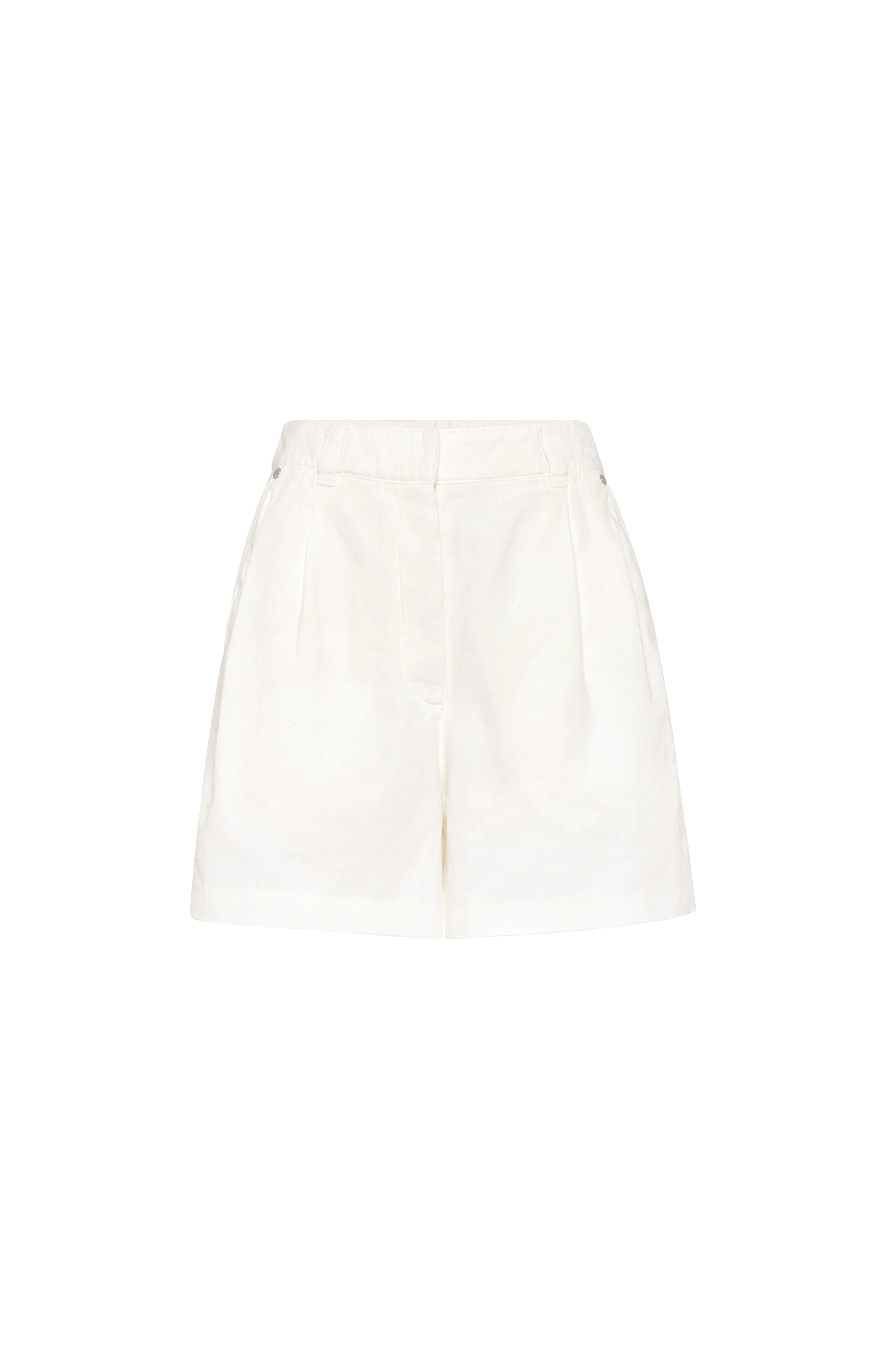 Brunello Cucinelli Baggy shorts with monili in White at Nordstrom - 1