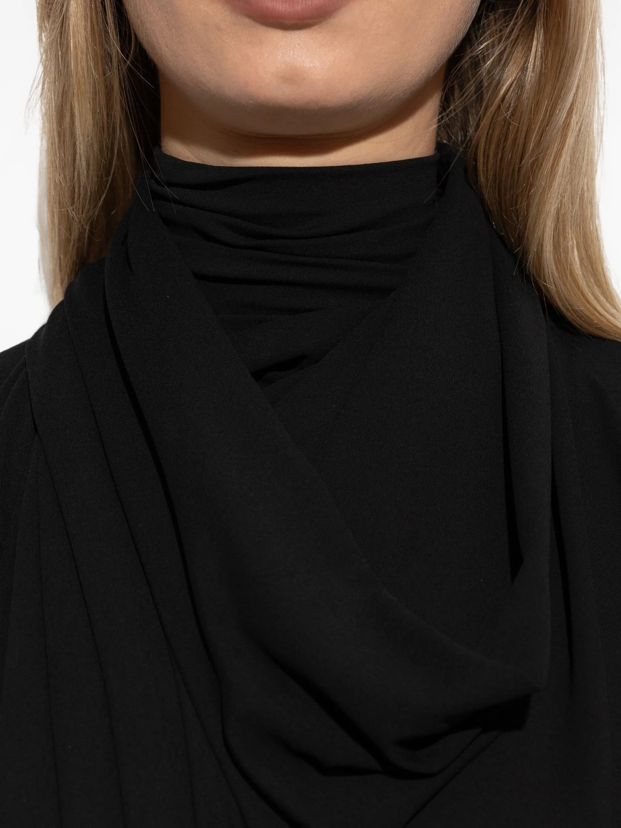 Balenciaga Black Stretch Viscose Dress - 4
