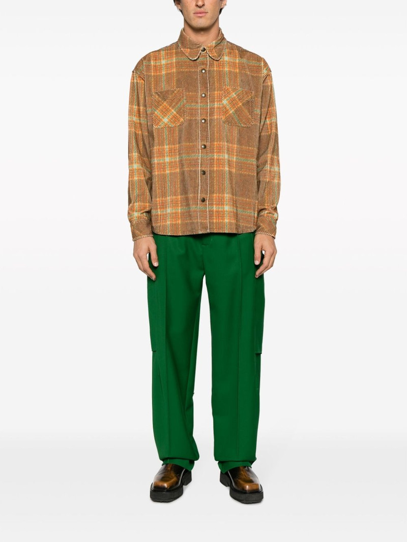 ERL check-print cotton shirt outlook