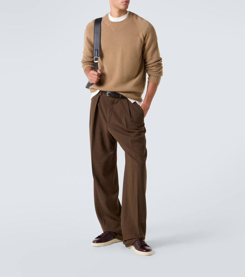 TOM FORD Warwick croc-effect leather sneakers outlook