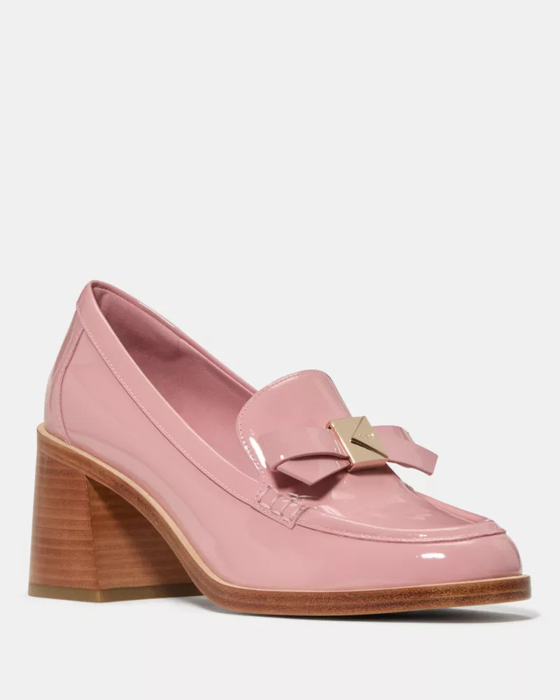 kate spade Deco Bow Heeled Loafer outlook