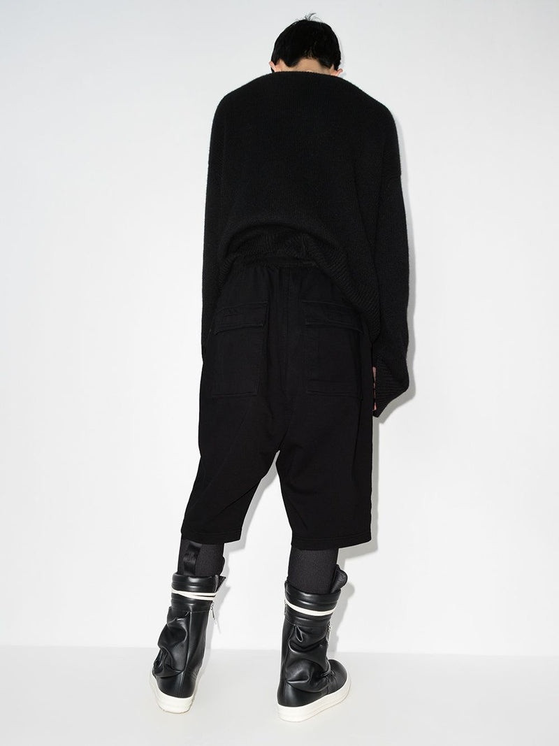 RICK OWENS DRKSHDW Drawstring Shorts Black 3