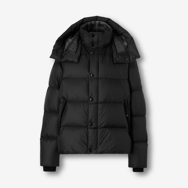 Detachable Sleeve Hooded Puffer Jacket 1