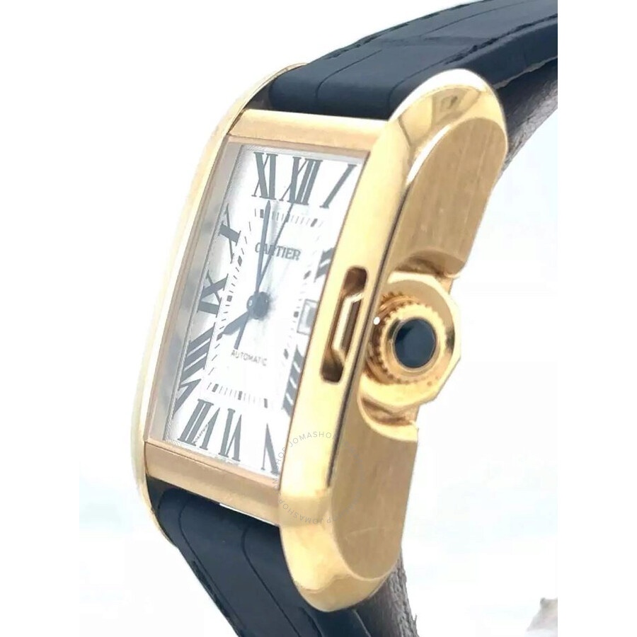 Pre-owned Cartier Tank Anglaise Large Silver Dial Men's Watch W5310032 - 2
