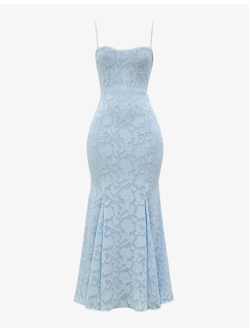 Joan lace-up lace maxi dress - 1