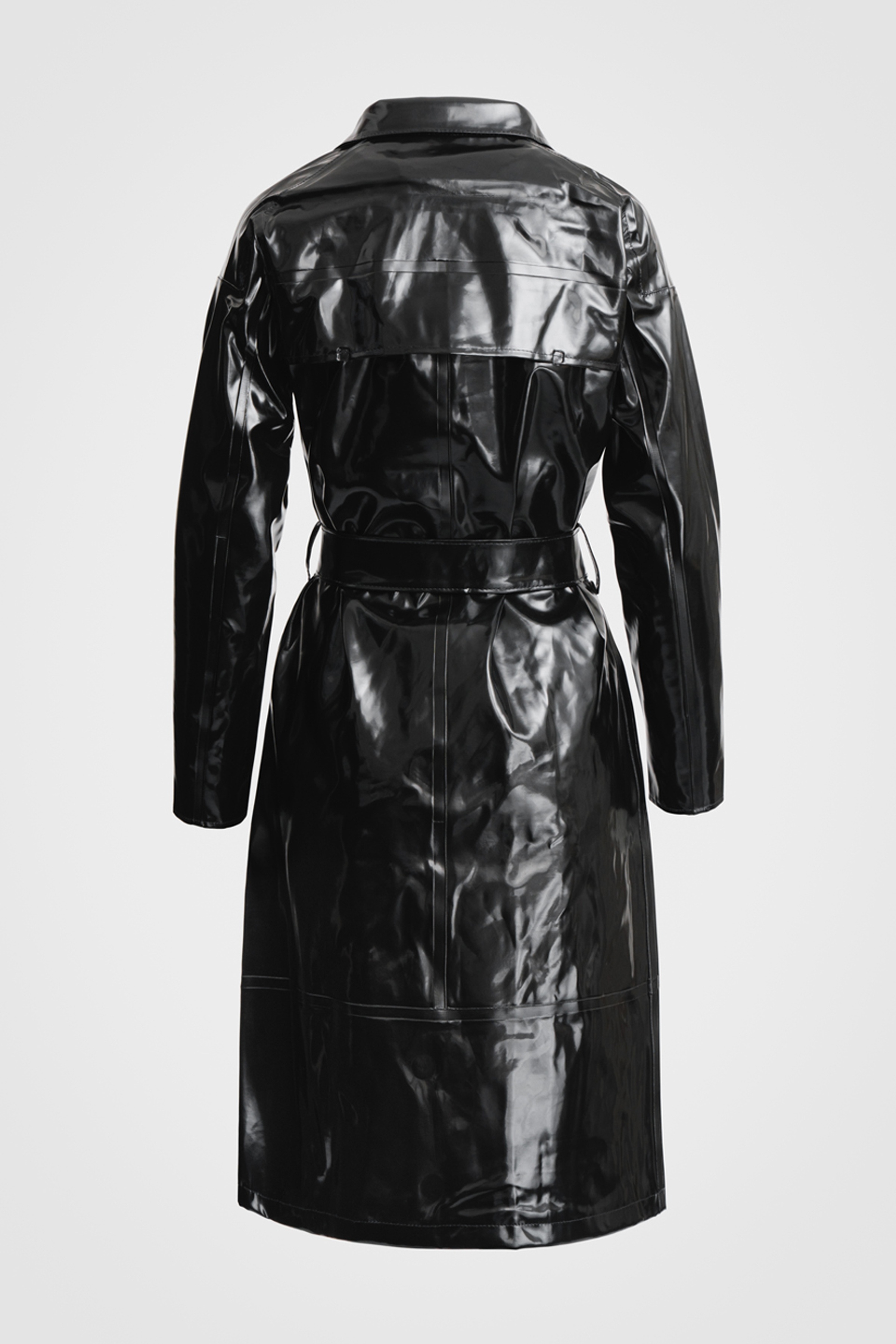 Lund Opal Trench Coat Black - 8