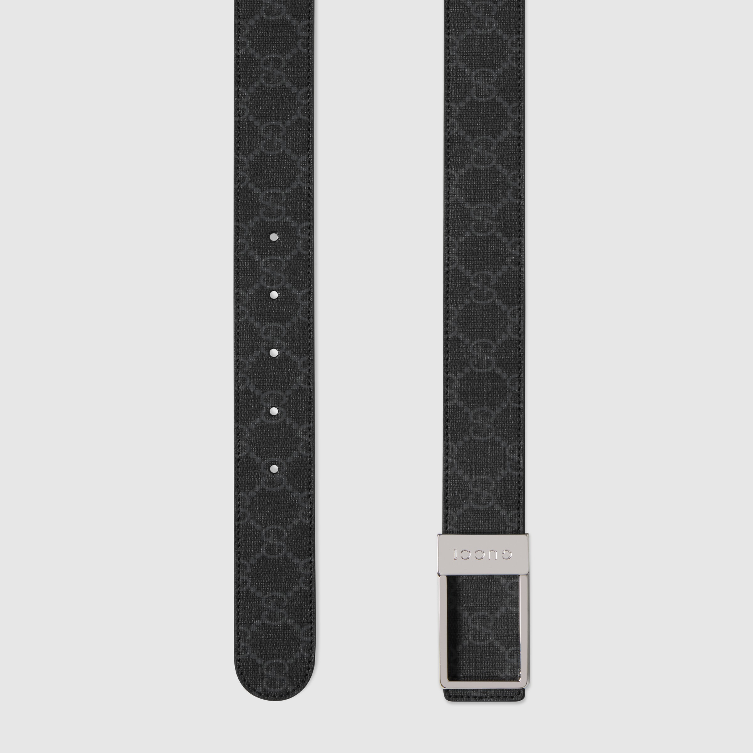 Reversible belt with rectangular buckle - 2