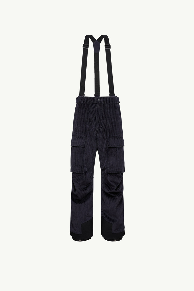 Padded Corduroy Ski Bib 1