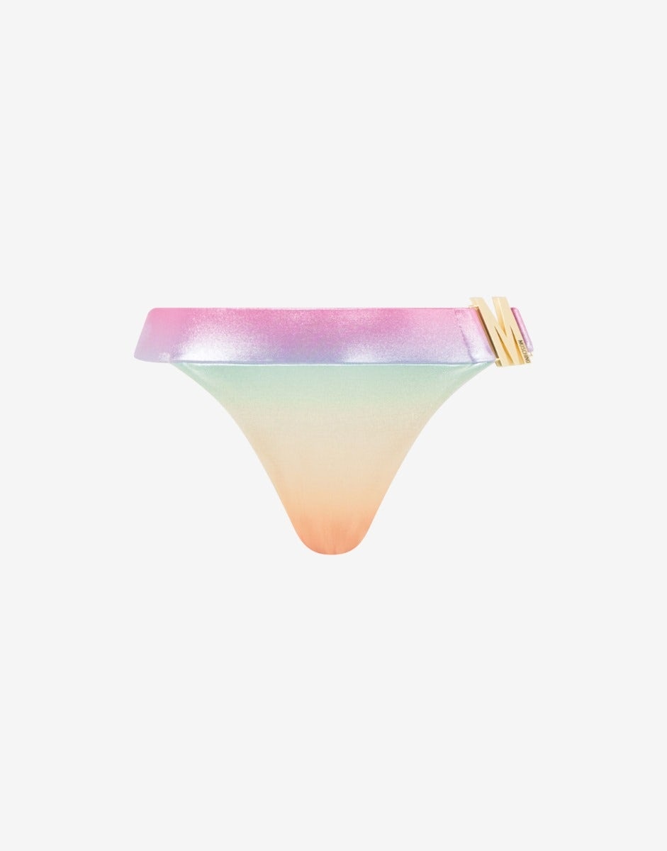 SHINY RAINBOW LYCRA BIKINI BOTTOMS - 6