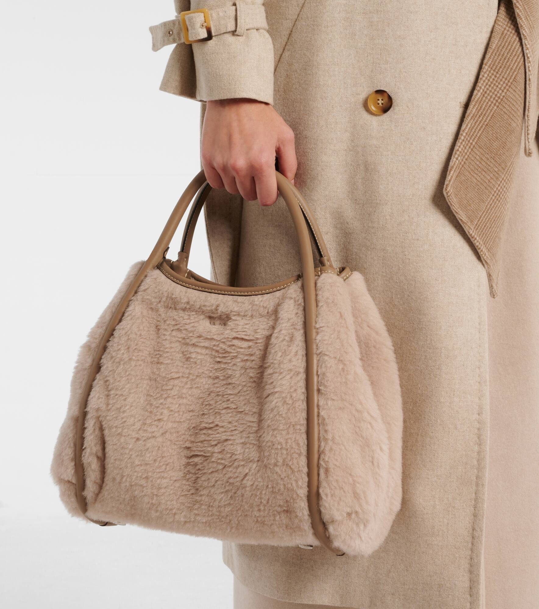 Marine Small teddy tote bag - 2