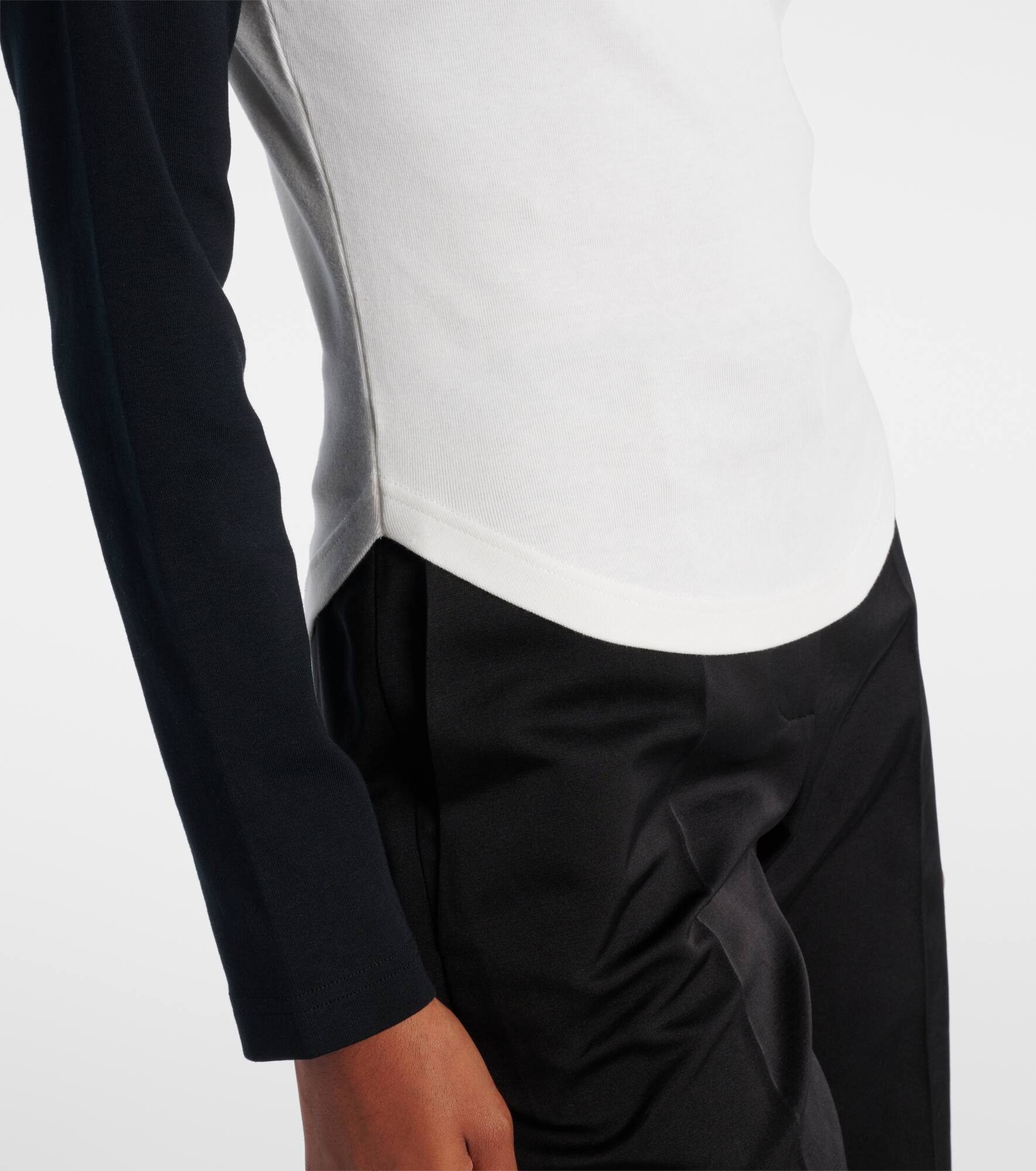 Circle Contrast cotton jersey T-shirt - 5