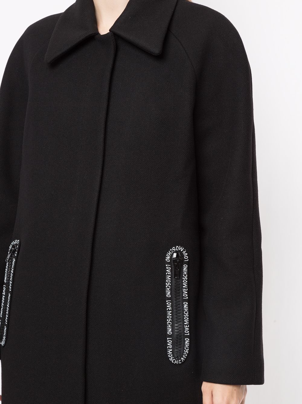 logo pocket coat - 5