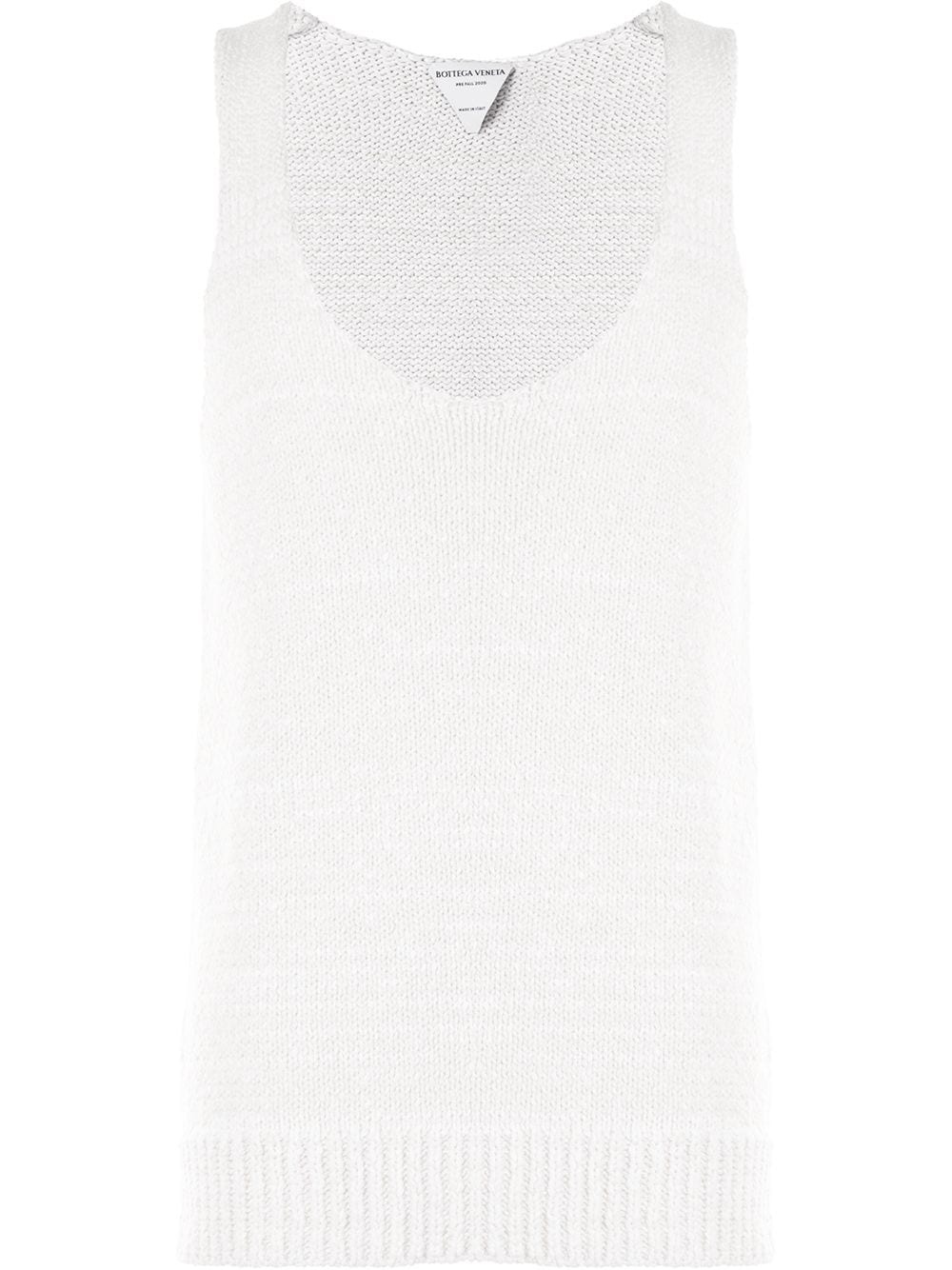 knitted vest top - 1