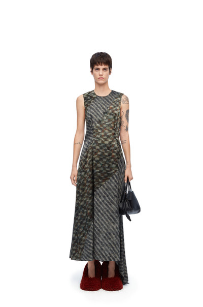 Loewe Cut out dress in silk outlook