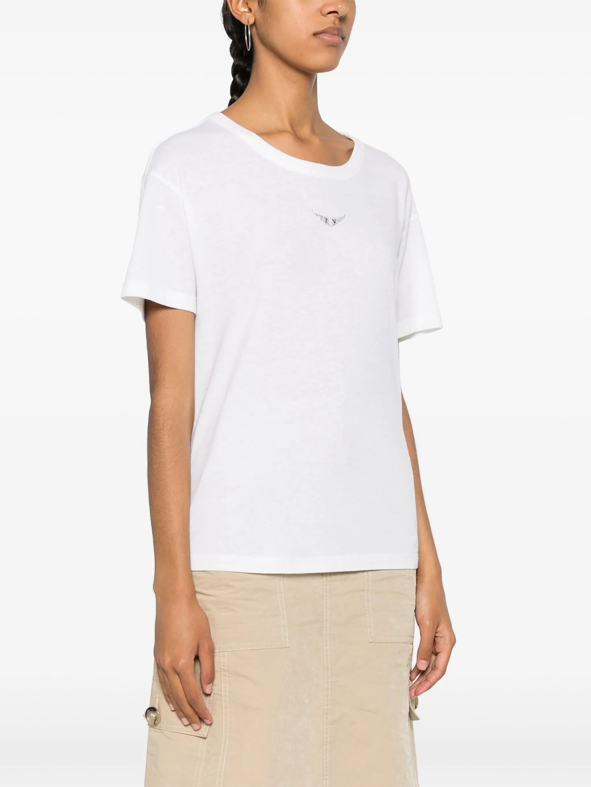 Zadig & Voltaire Marta Wings-appliqué T-shirt - 4