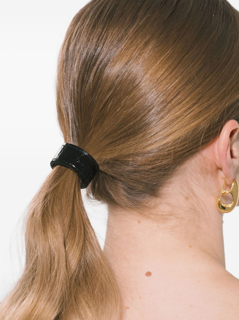 leather-embossed mini ponywrap - 4