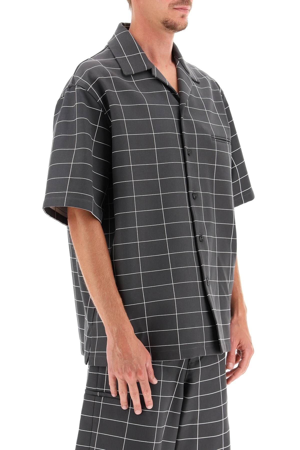 CHECKERED BOWLING SHIRT - 3