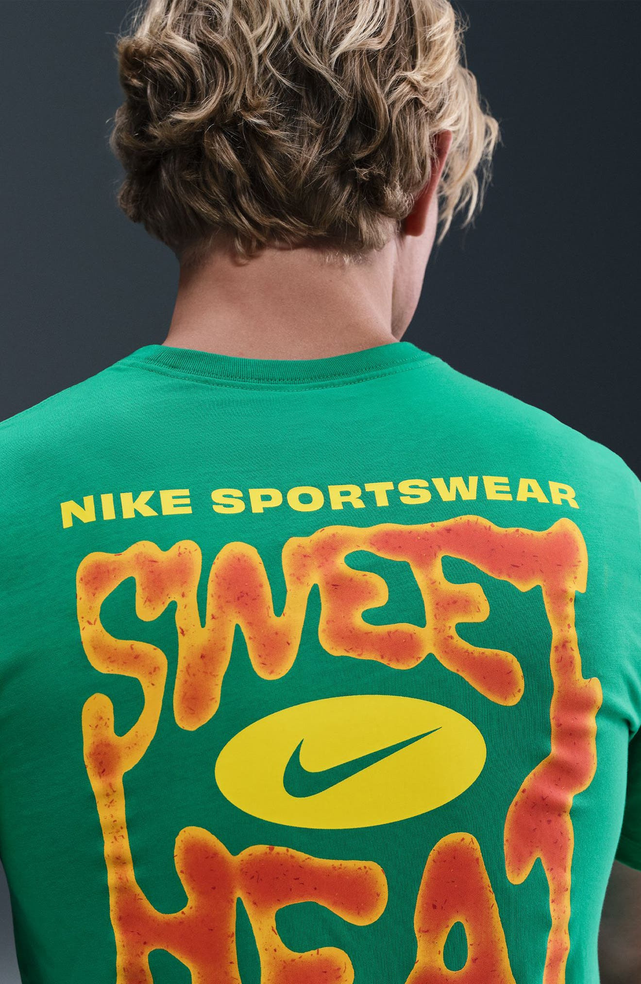 Nike Sportswear Cotton Graphic T-Shirt in Stadium Green at Nordstrom - 6