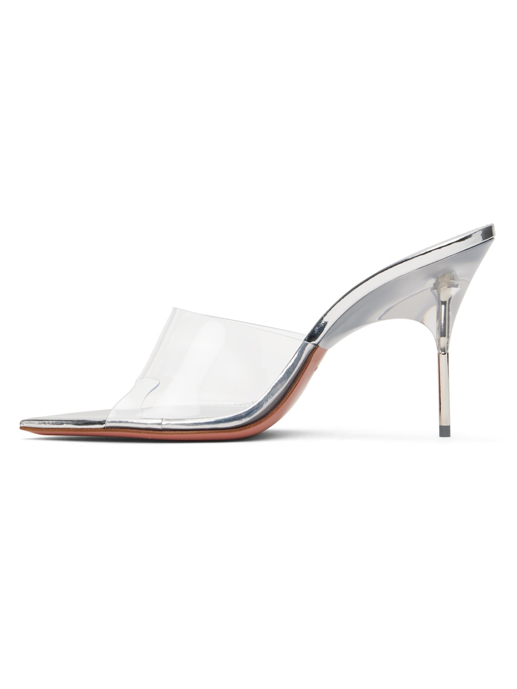 Transparent Bianca Glass Slipper 95 Mules - 3