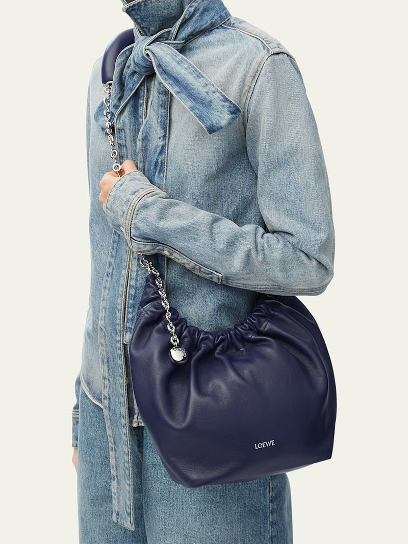 Loewe Squeeze Small Shoulder Bag in Napa Leather outlook