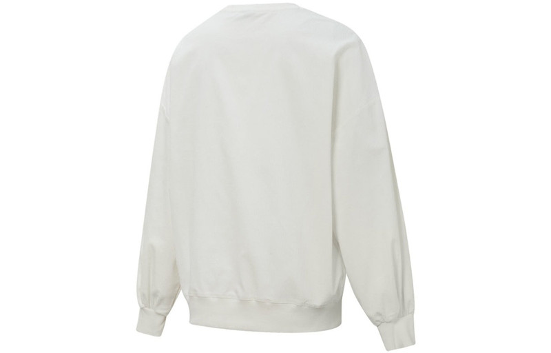 PUMA (WMNS) PUMA Contrasting Colors Zipper Pocket Sports Round Neck Pullover 'White' 534753-93 outlook