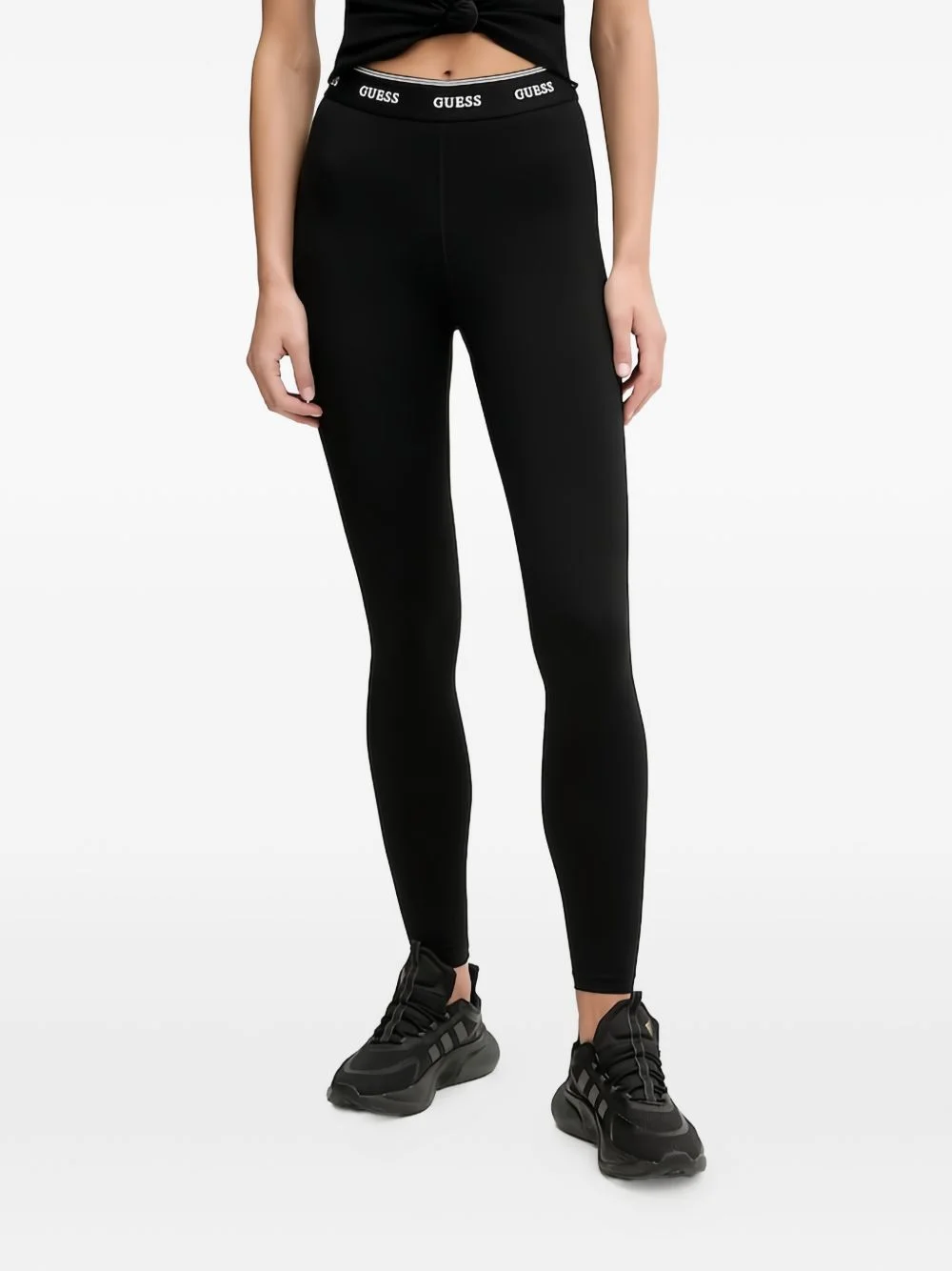 logo-waistband leggings - 1