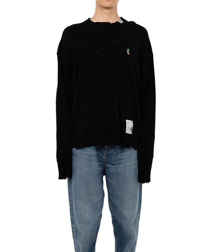 Distressed Knit Sweater 4