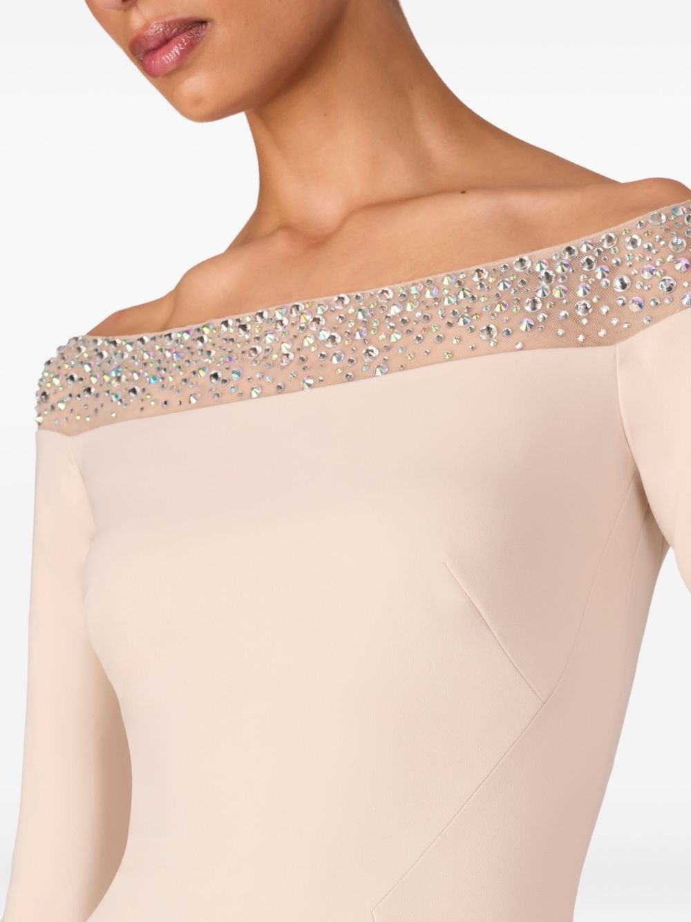 Calypso off-the-shoulder midi dress - 4