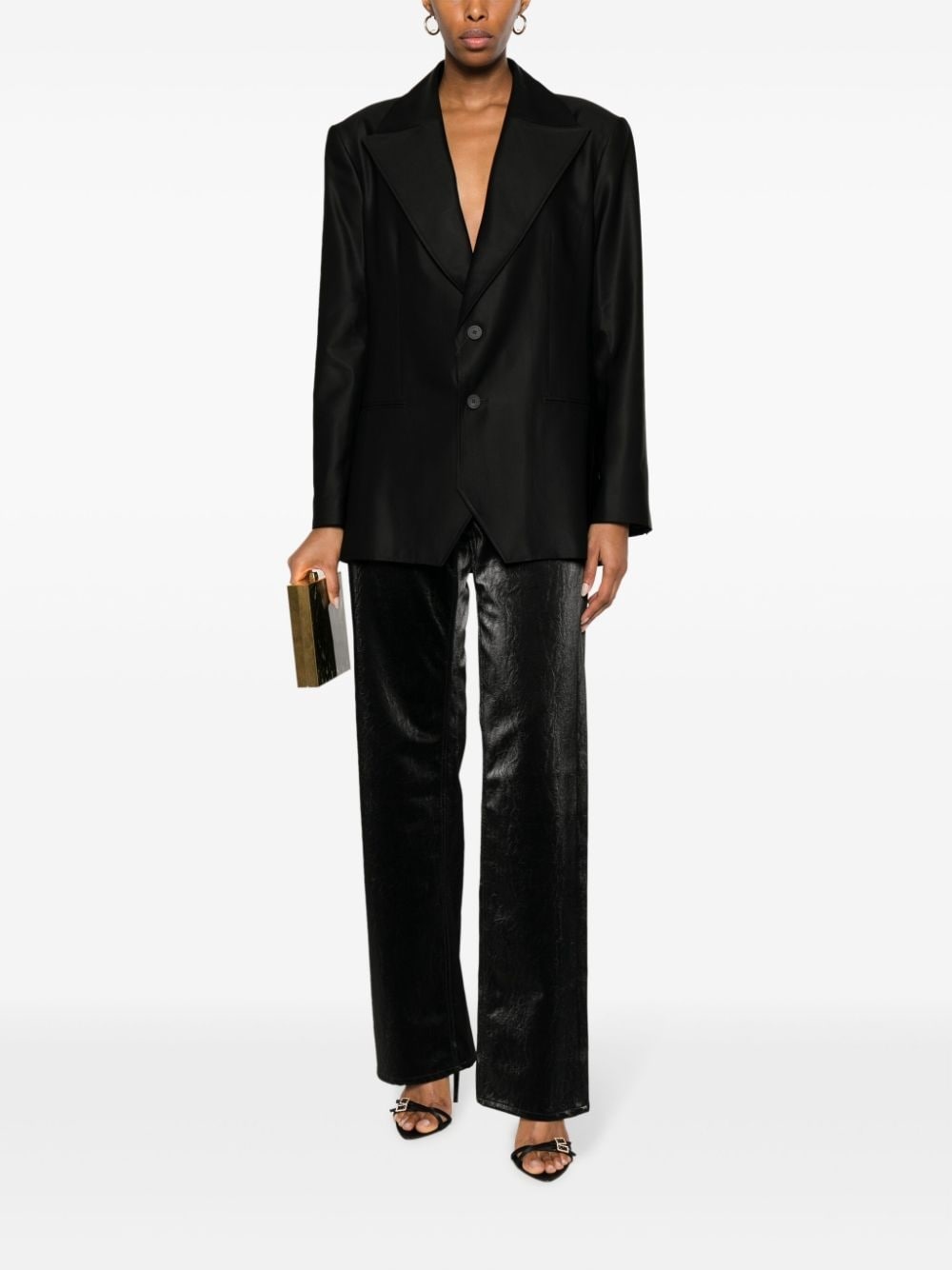 high-rise wide-leg jeans - 2