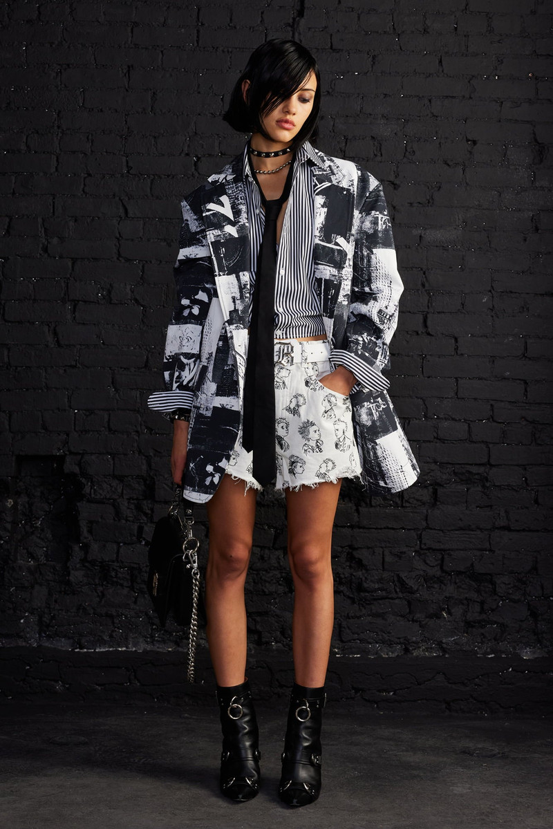 R13 SPLIT HEM BOYFRIEND SHIRT outlook