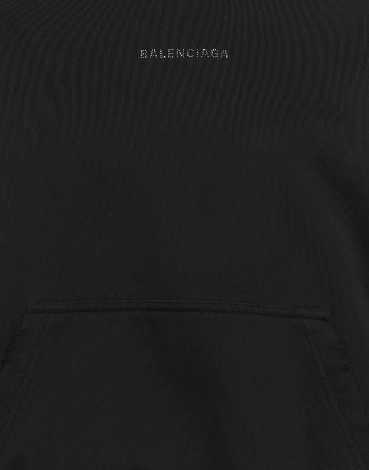 Black Women's Hooded Sweatshirt - 4