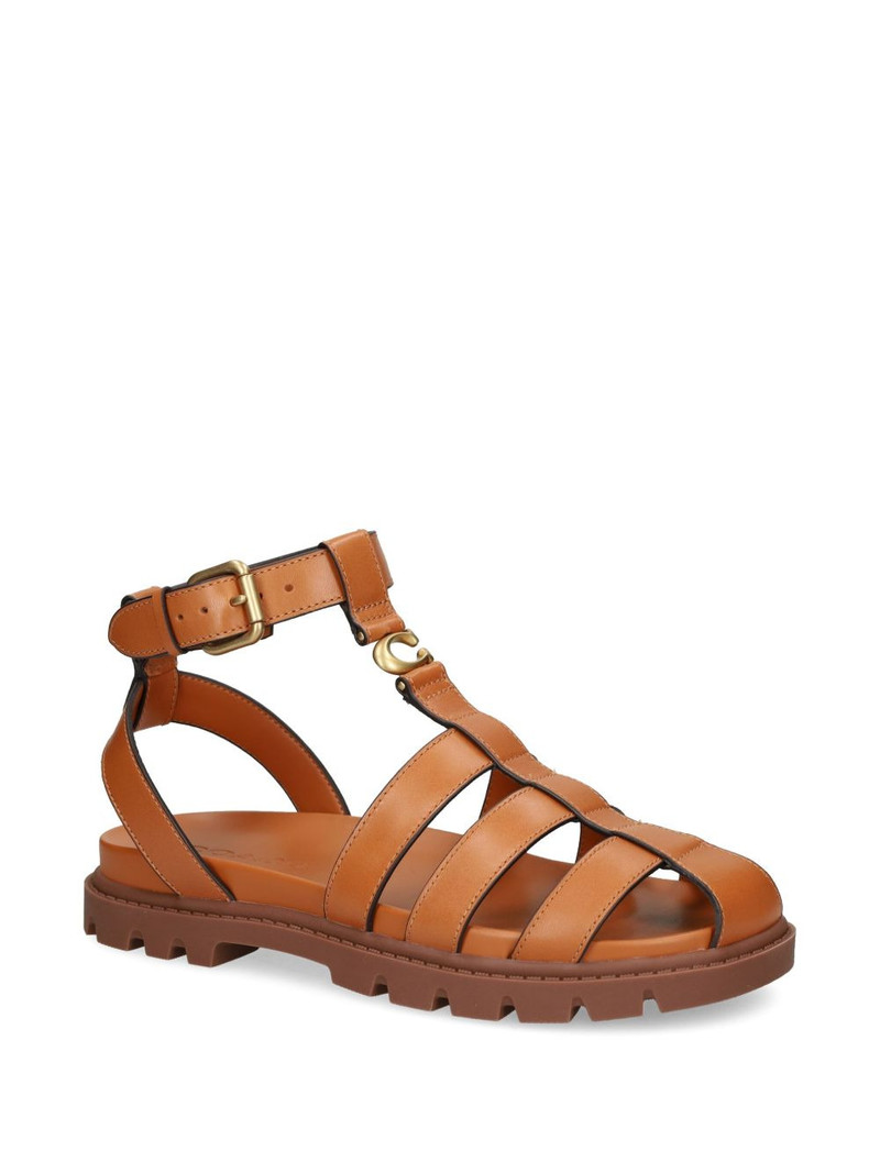 COACH leather sandals outlook