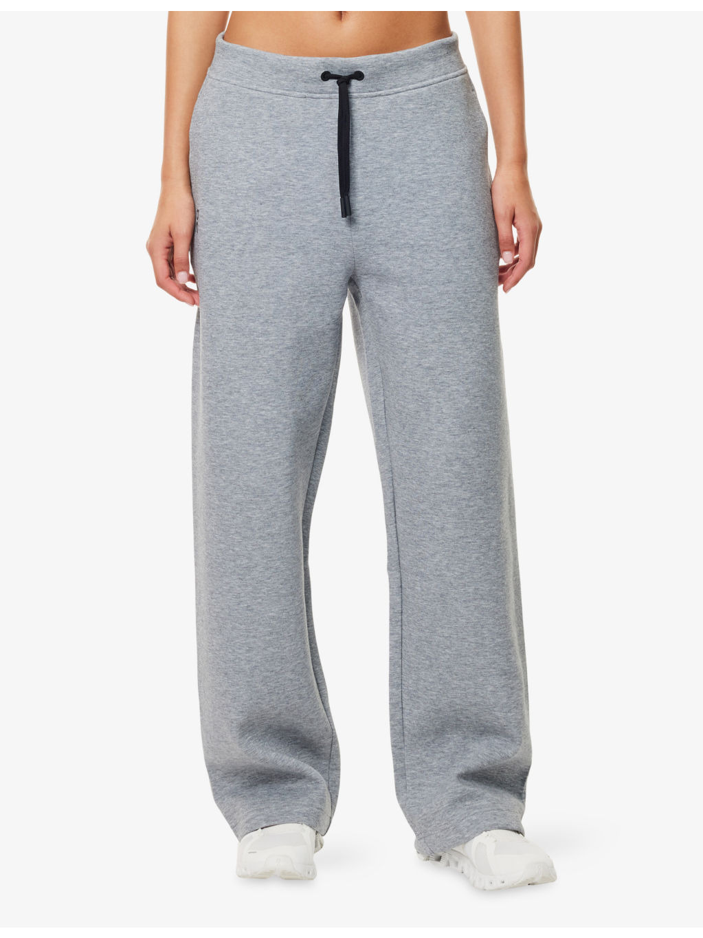 Focus Tech Straight-Leg Stretch-Cotton Blend Jogging Bottoms - 3