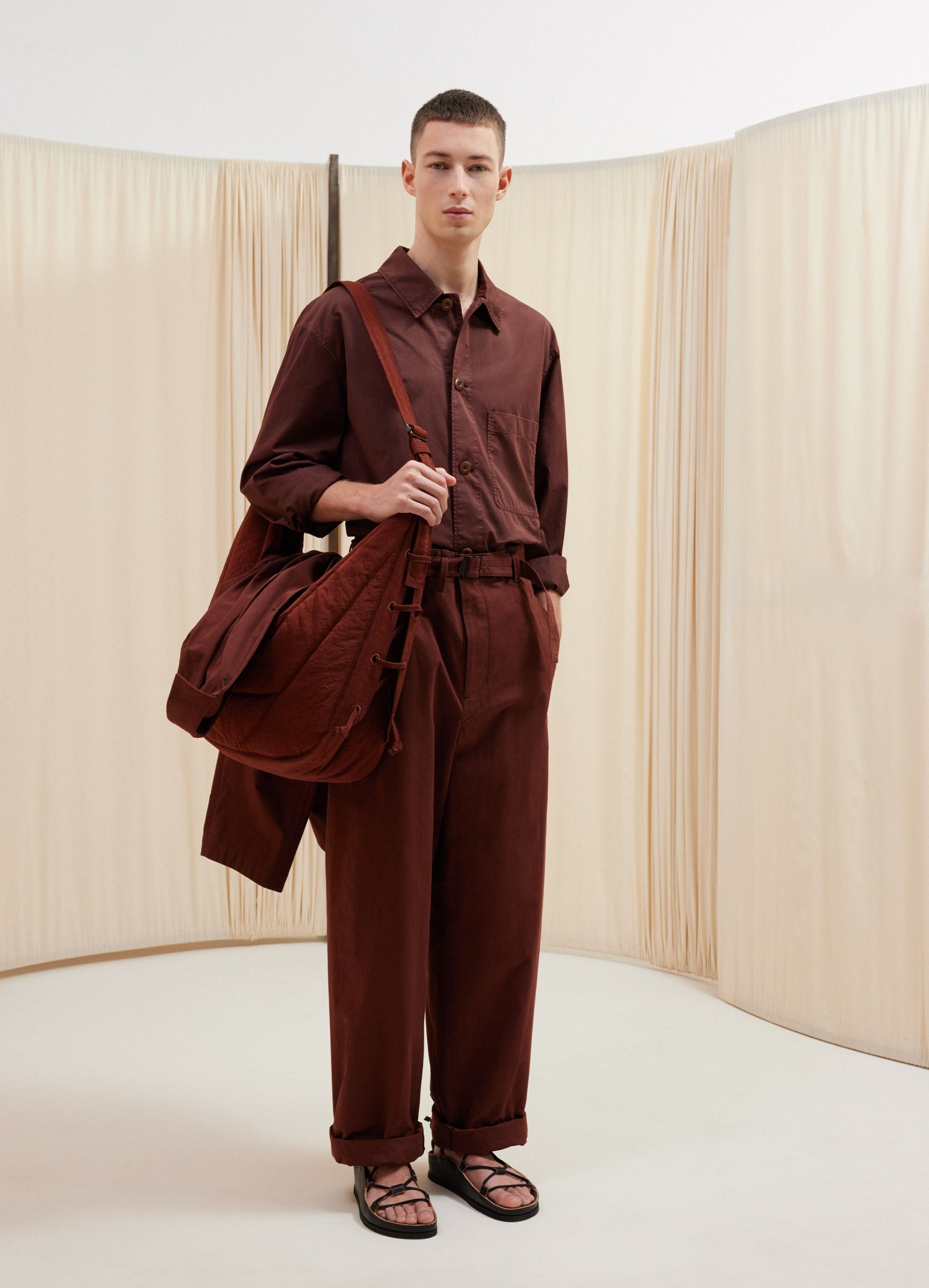 SEAMLESS BELTED PANTS - 4