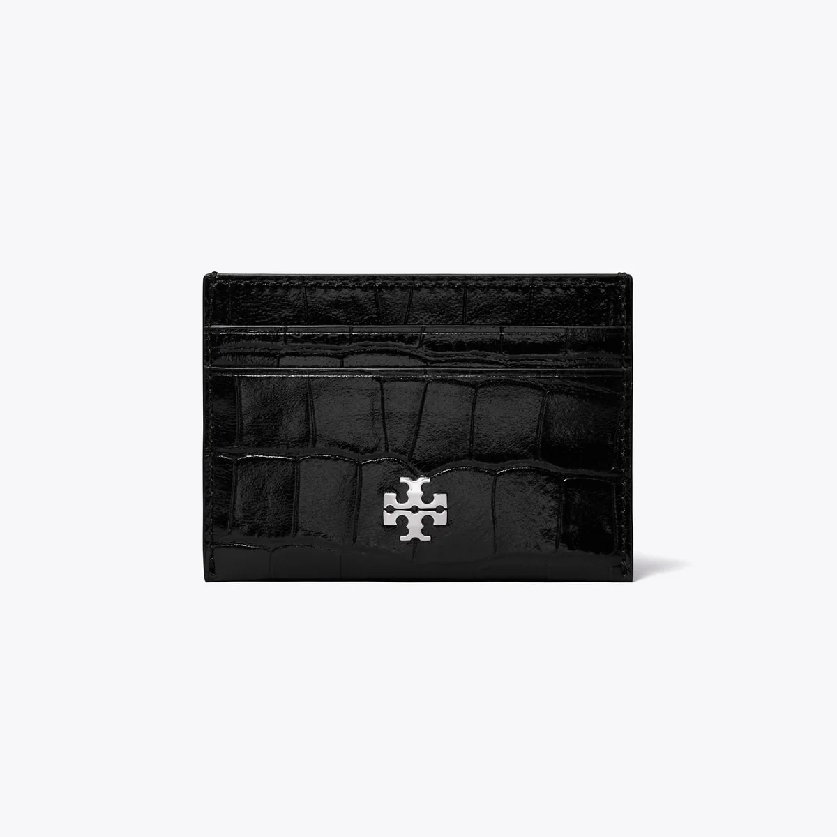 Charlie Croc-Embossed Card Case - 1