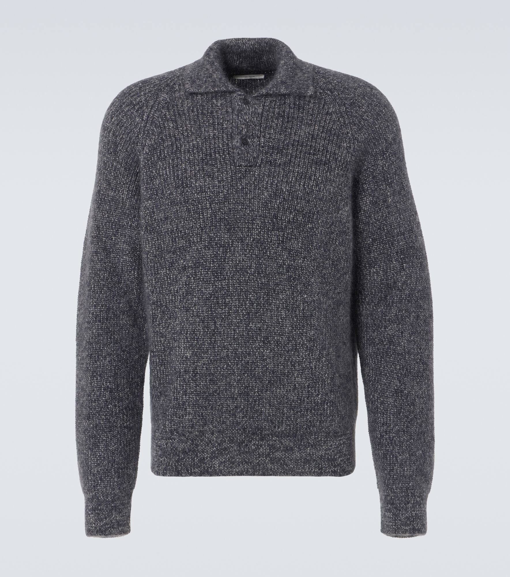 Jora mohair and silk polo sweater - 1