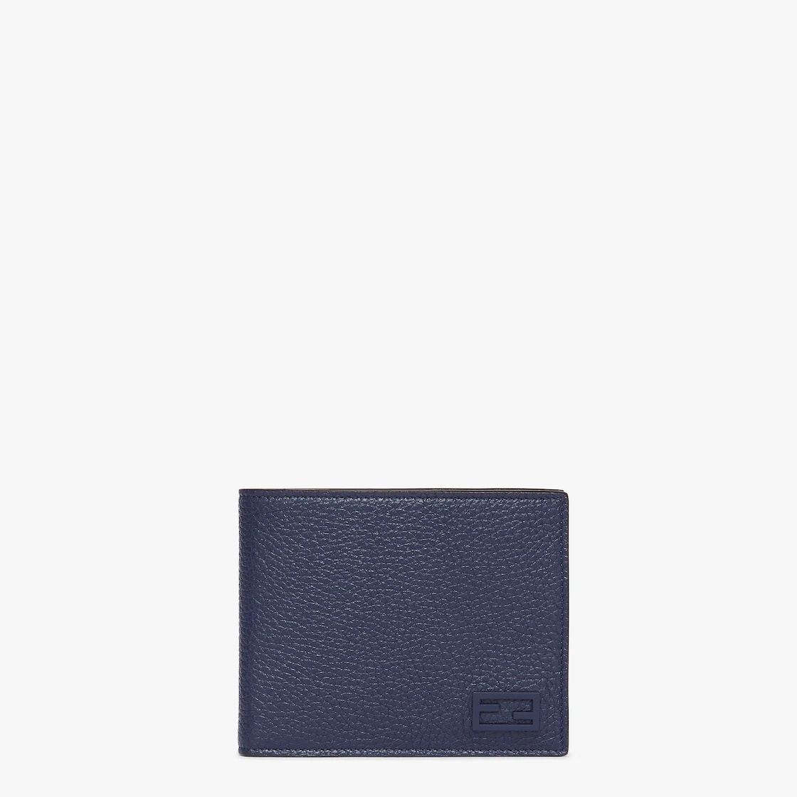 Blue leather bi-fold wallet - 1