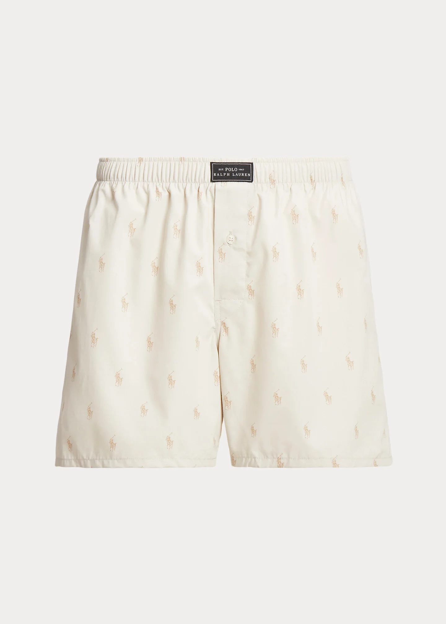 Classic Woven Cotton Polo Pony Boxer - 1