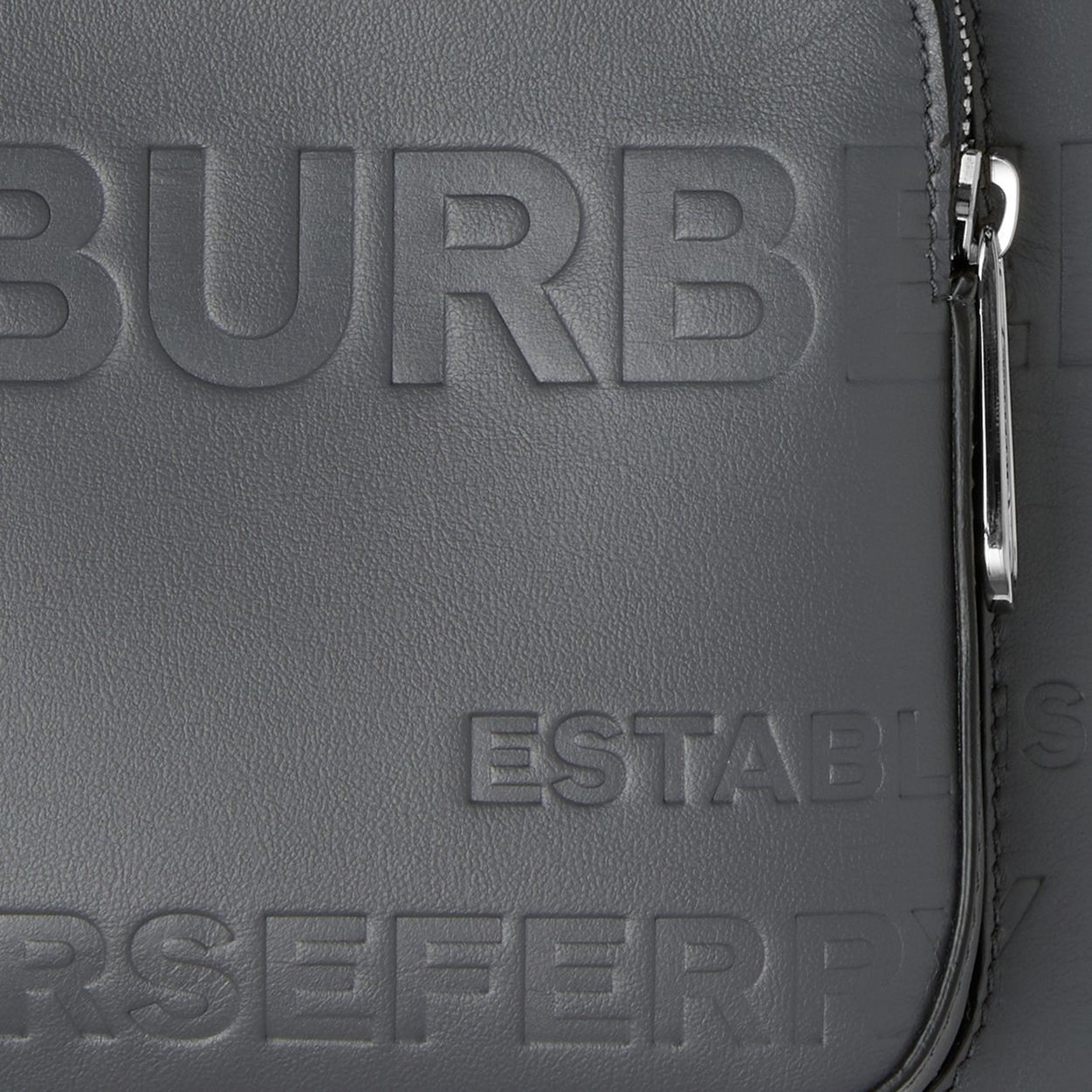 Horseferry Embossed Leather Crossbody Bag - 2