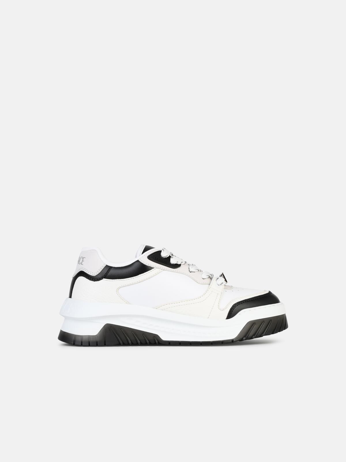 'ODISSERA' WHITE LEATHER SNEAKERS - 1