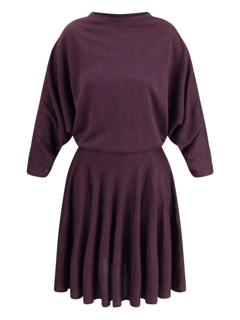 layered midi dress - 1