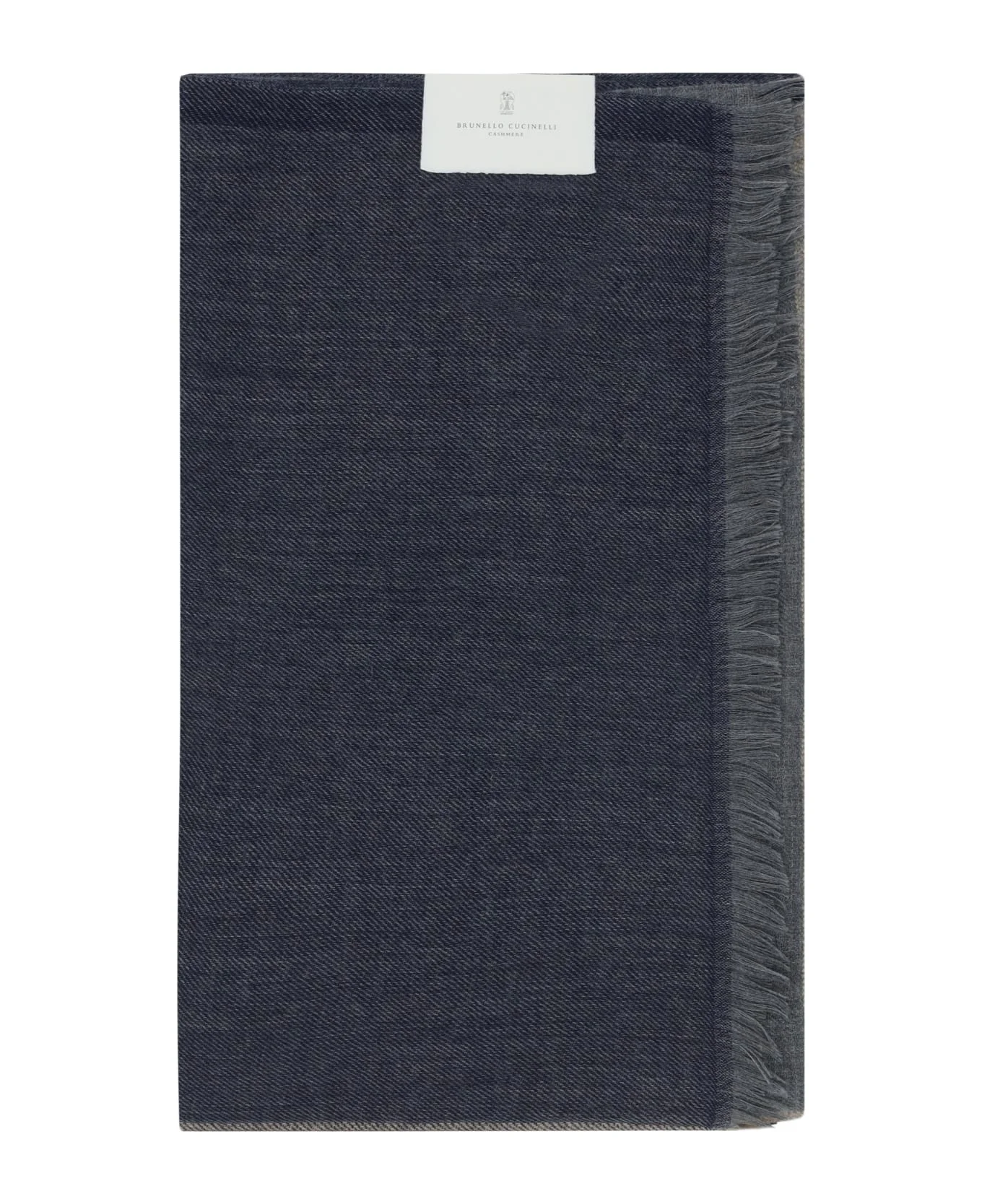 Colorblock Cashmere And Silk Scarf - 1