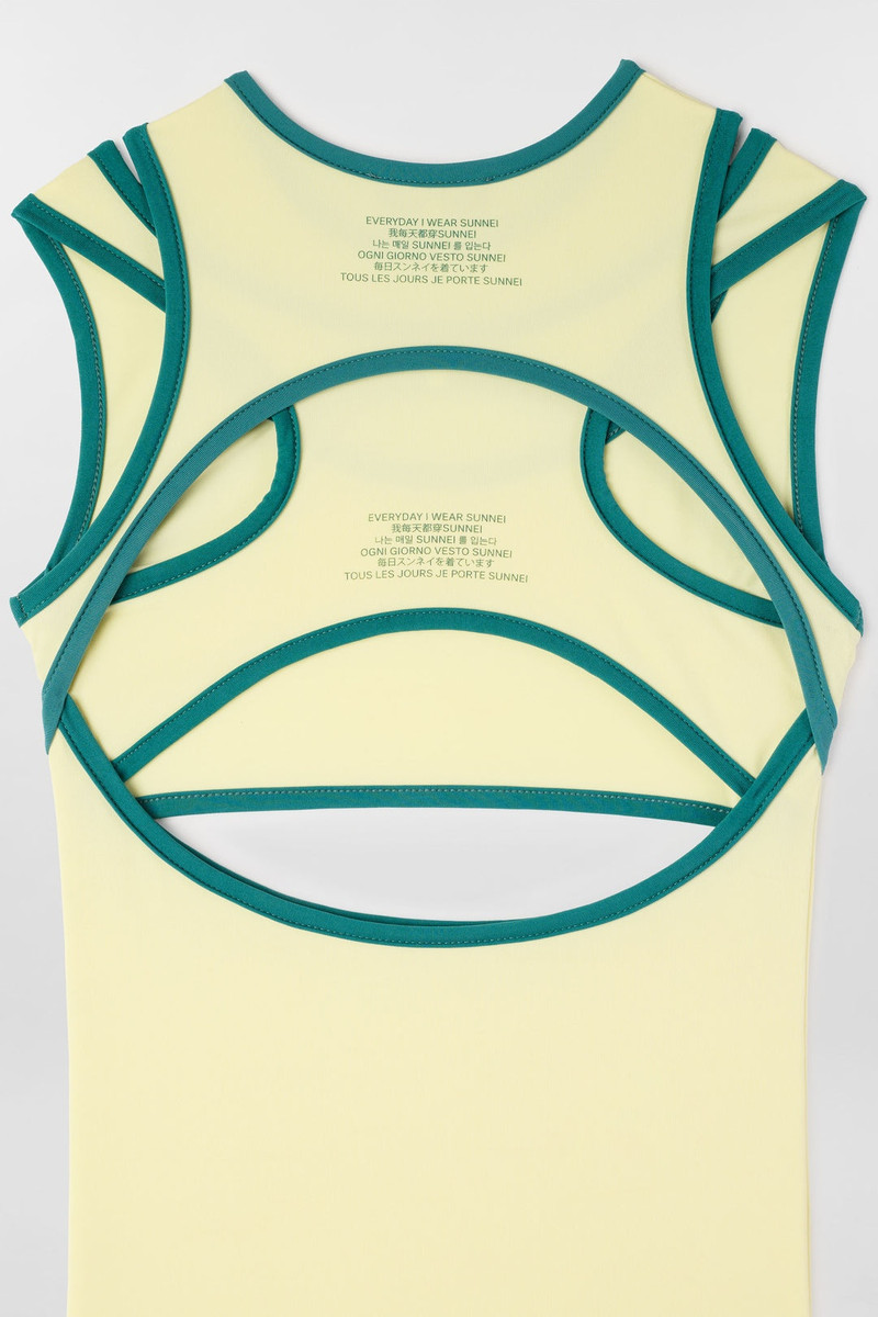 SUNNEI SUPER STRETCH COMBINED TOP / yellow outlook