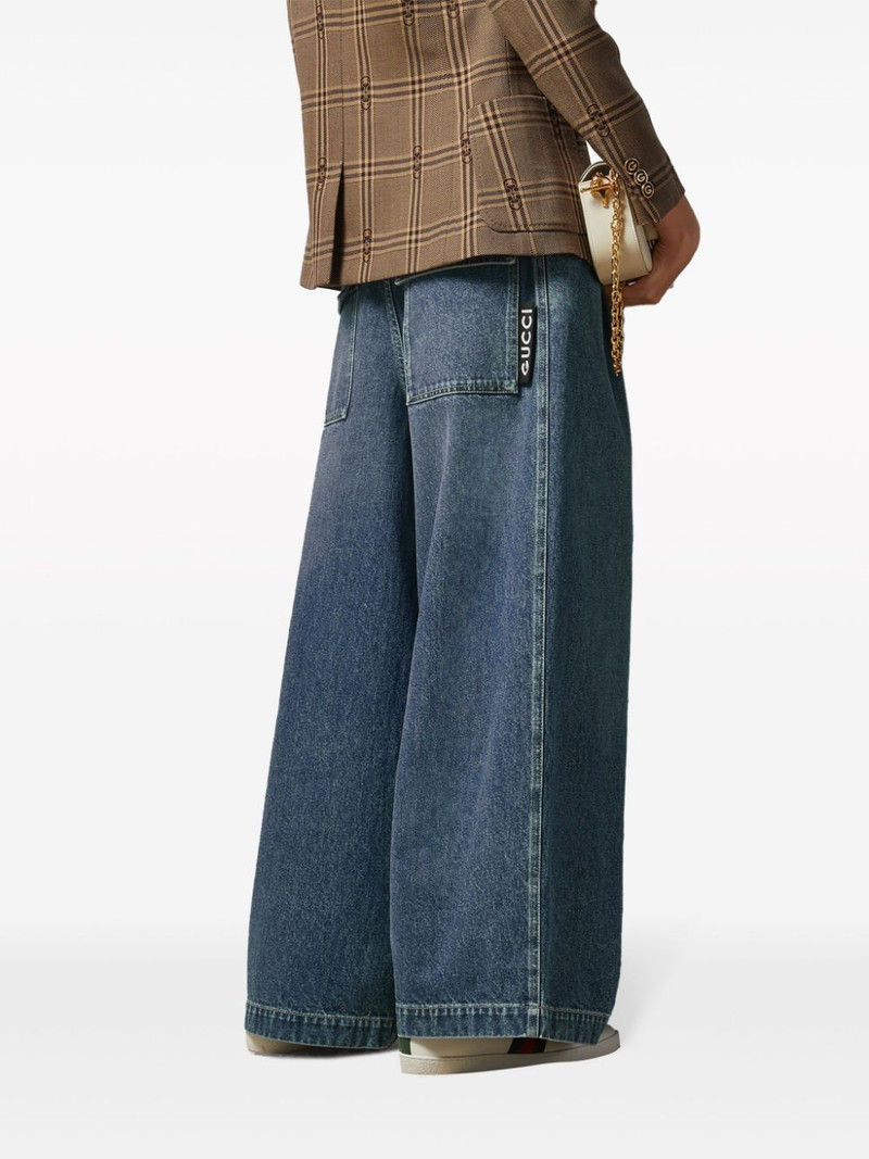 logo-tag wide-leg jeans 4