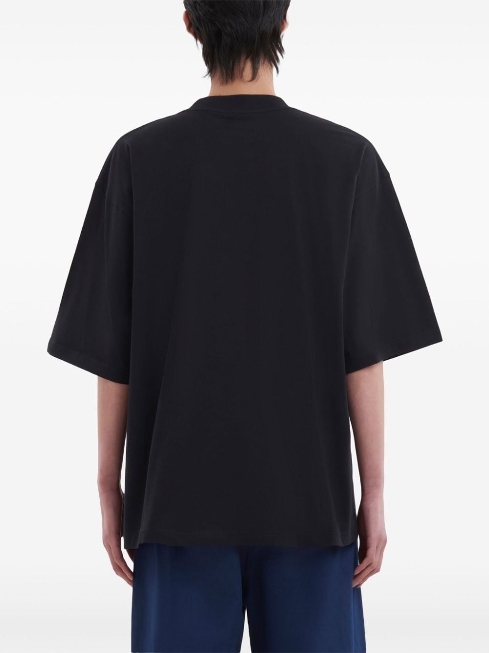 logo-print cotton T-shirt - 4