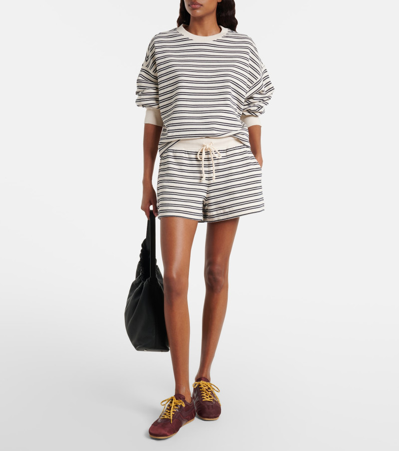 velvet Isabelle striped cotton jersey sweatshirt outlook