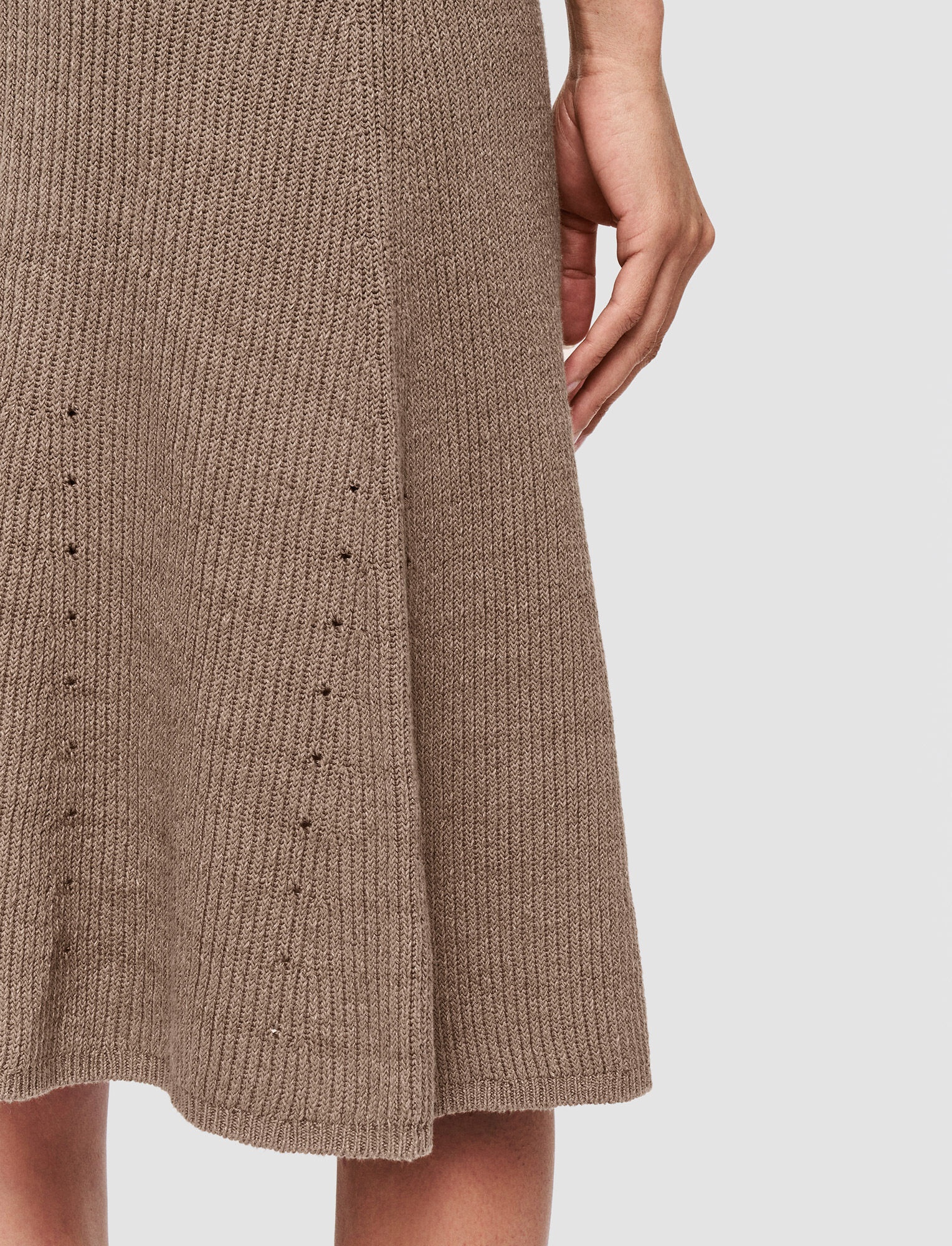 Linen Cotton Knitted Skirt - 5